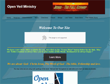 Tablet Screenshot of openvailministry.com